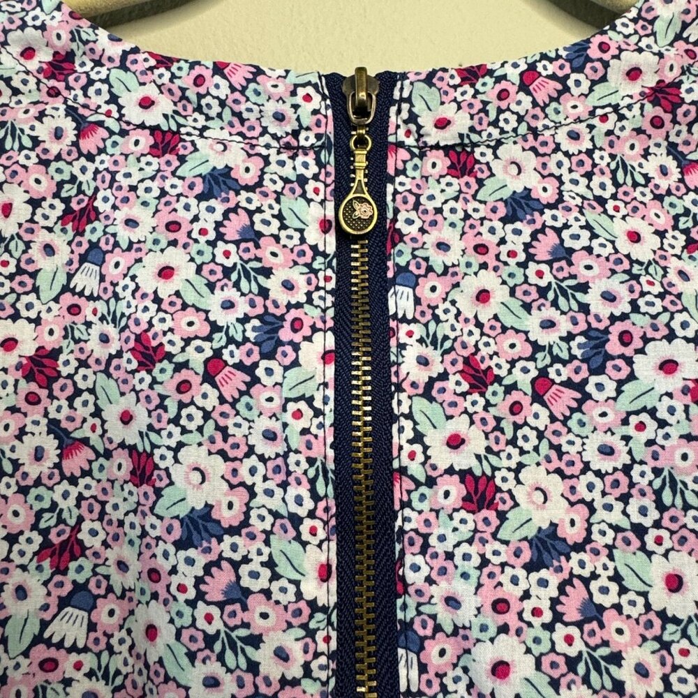 SERGENT MAJOR Ditzy Floral Dress Girls 8 130 Cotton Purple Spring Flowers Girl - Picture 5 of 10